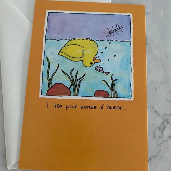 Olympicard Duckling 'You Crack Me Up' Funny Message Greeting Card - Picture 1 of 4